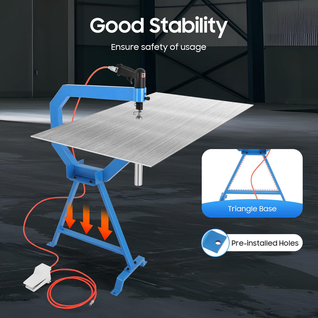 Pneumatic Planishing Hammer Sheet Metal Shaping Machine with Cast-Iron Stand Y767
