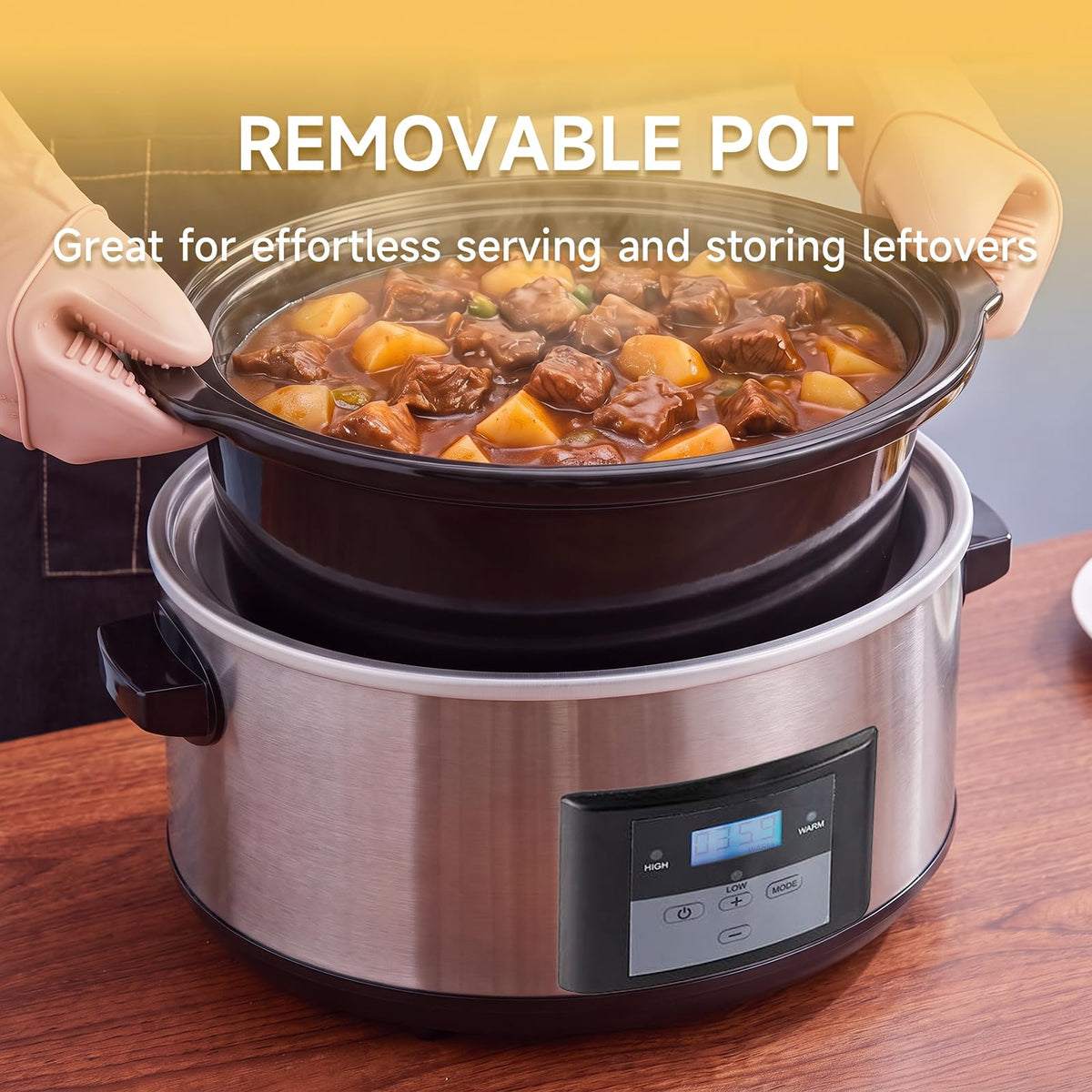 8.5 Qt Slow Cooker with Timer F3250