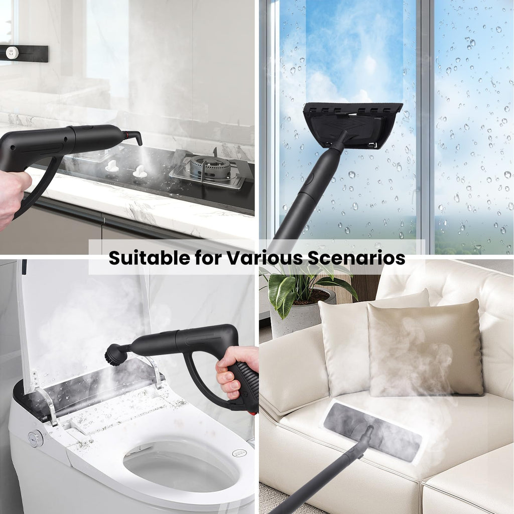 1.5L 6-in-1 Steam Cleaner with 8 Accessories K77718