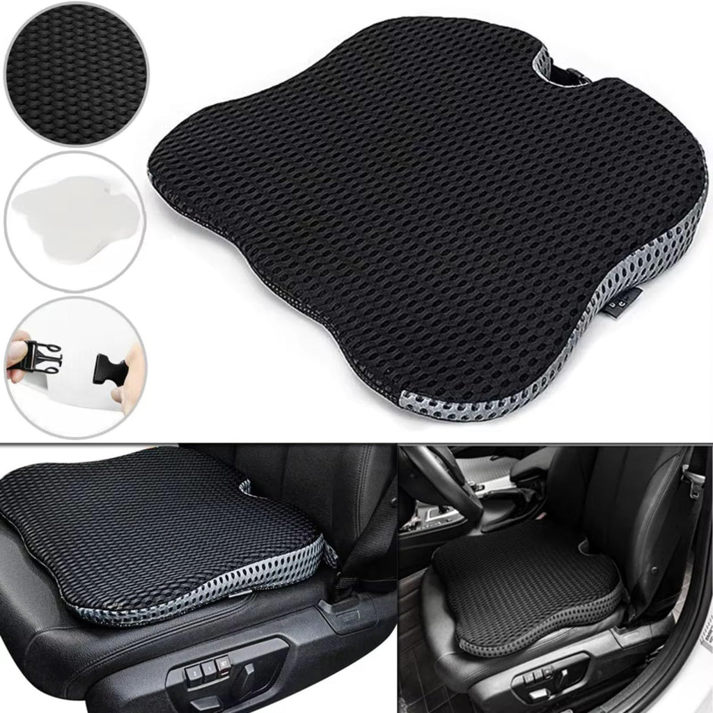 Black Memory Foam Car Seat Booster Cushion K235
