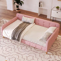 Pink Twin Size Upholstered Daybed H43677
