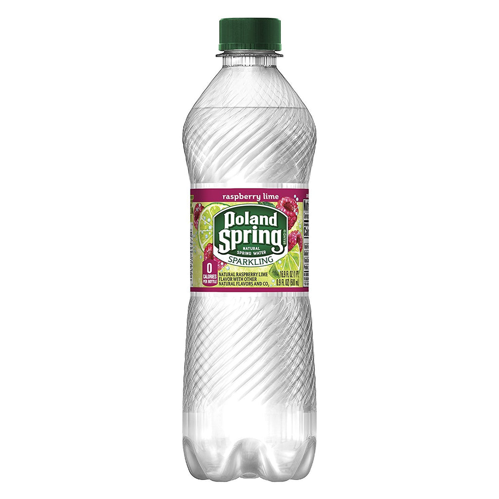 Sparkling Spring Water Raspberry Lime 16.9 Ounce Pack of 8 K426559