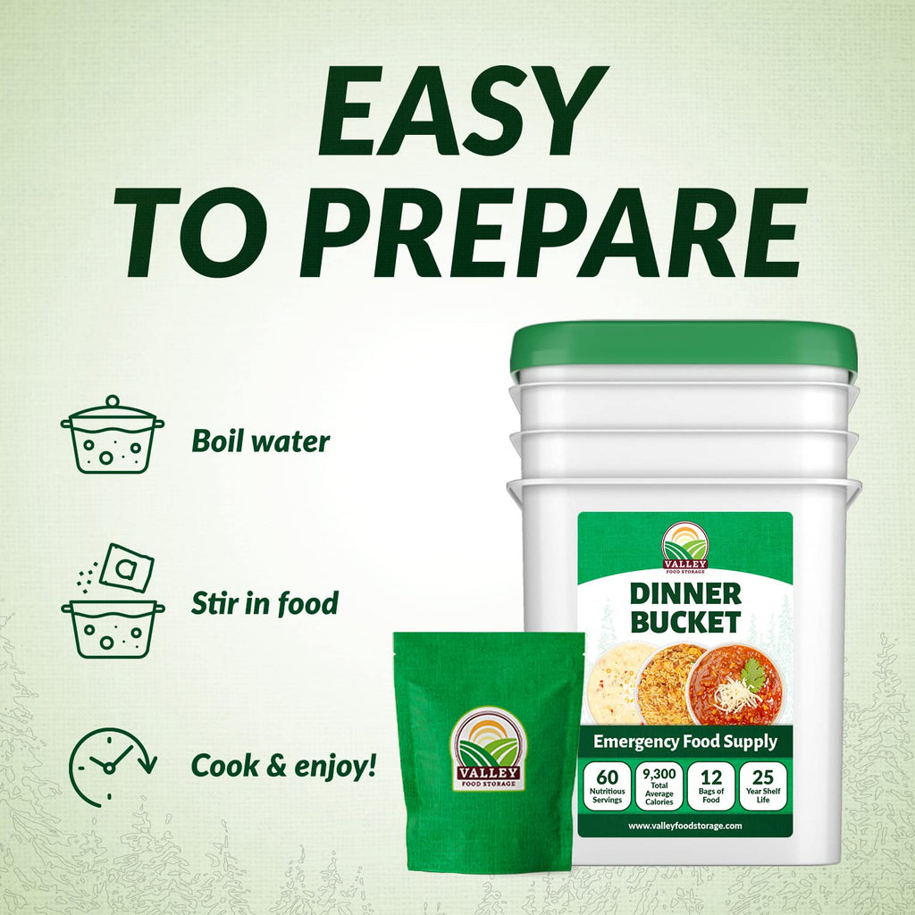 60 Serving Emergency Food Supply Bucket A516
