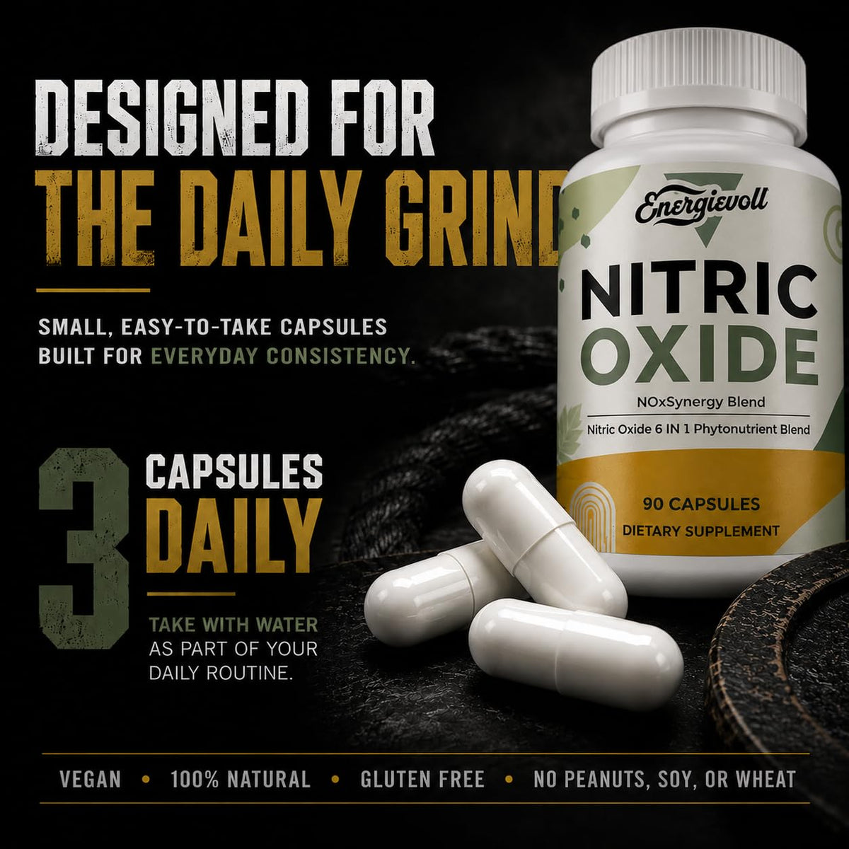 Beet Root Nitric Oxide Supplement 90 Count H8103