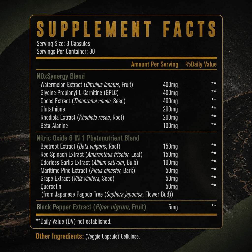 Beet Root Nitric Oxide Supplement 90 Count H8103