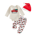 Christmas Baby Boy Outfit Romper Pants Hat U876312