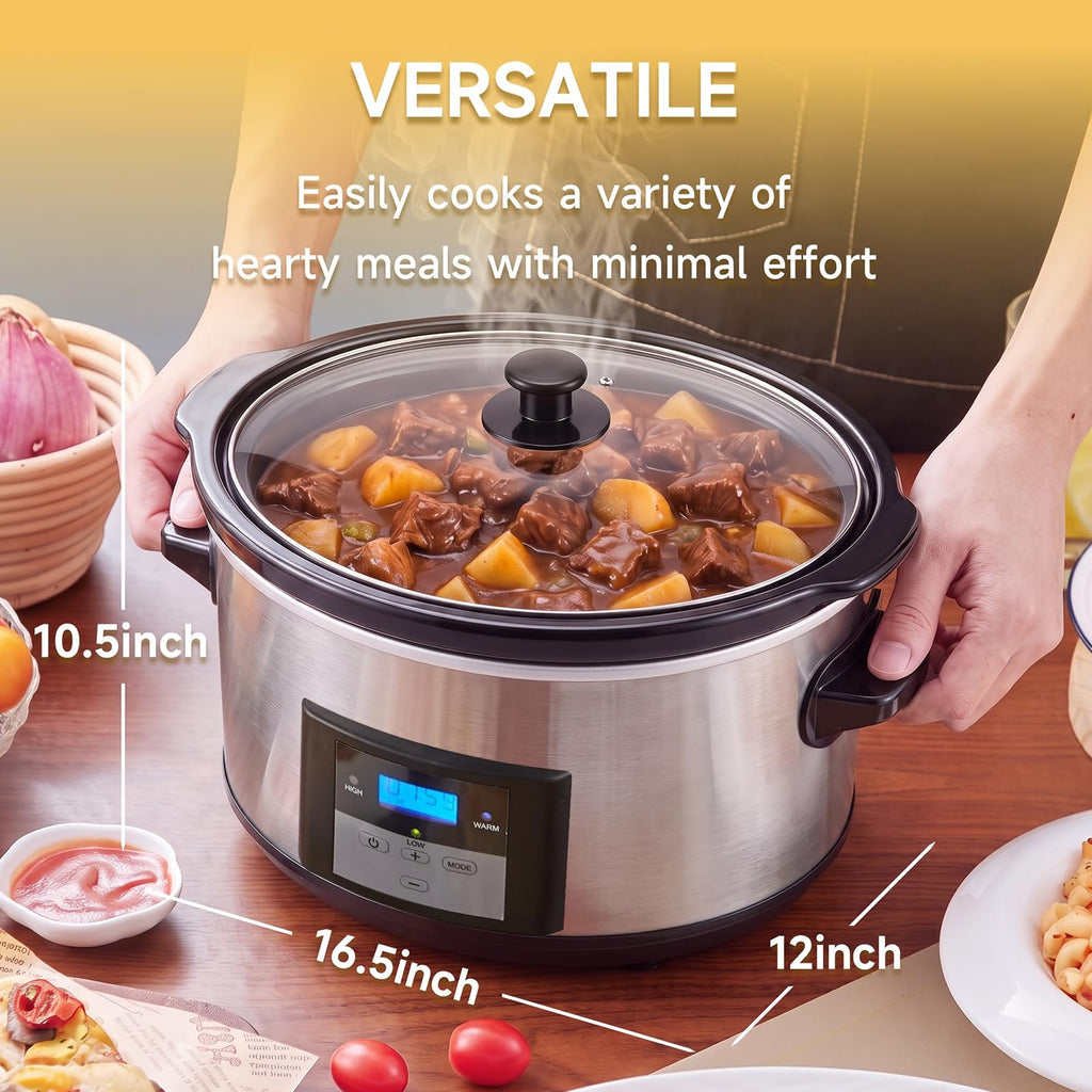 8.5 Qt Slow Cooker with Timer F3250