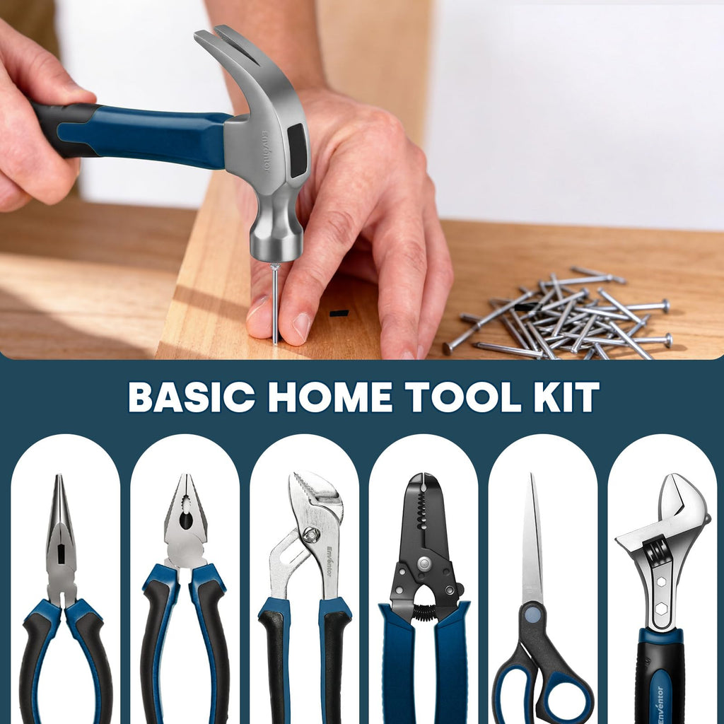 220 Pieces Blue Tool Set with Molded Storage Case D93132