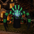 7 FT Inflatable Spider Outdoor Decoration with LED Lights W646