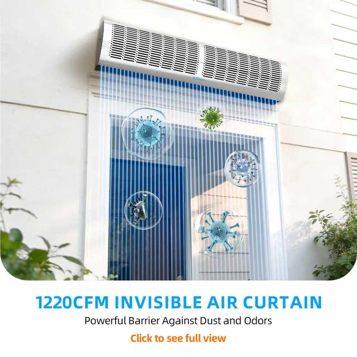 36'' Stainless Steel Wall-Mounted 2-Speed Air Curtain U90737