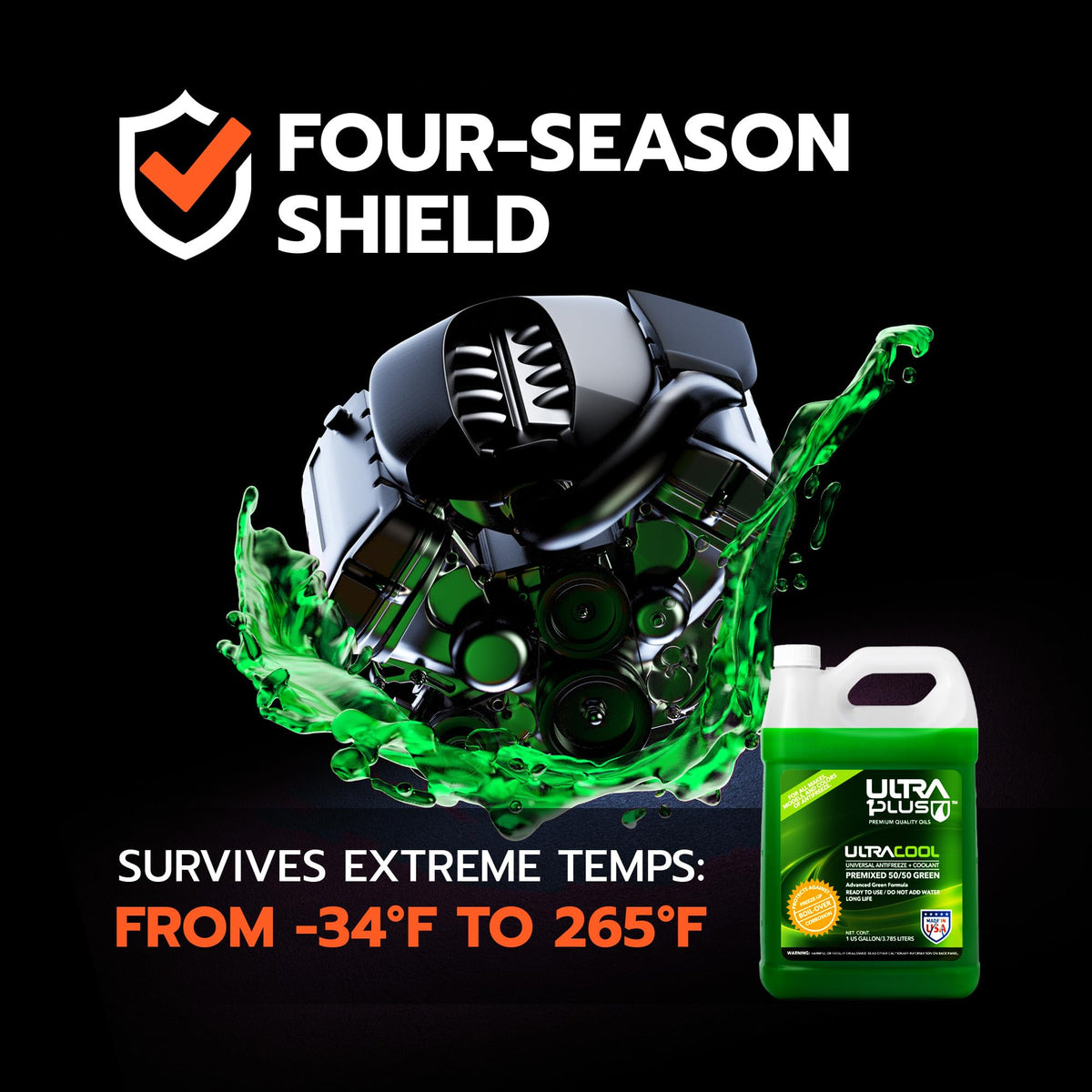 5W-30 Full Synthetic Motor Oil & Antifreeze Coolant J7057