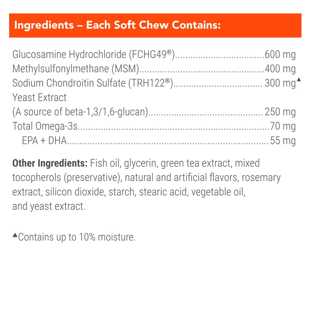 Soft Chews Dog Joint Supplement 60ct O209