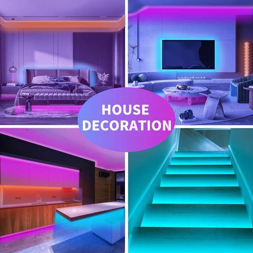 100ft RGB Music Sync Color Changing Led Strip Lights L1496
