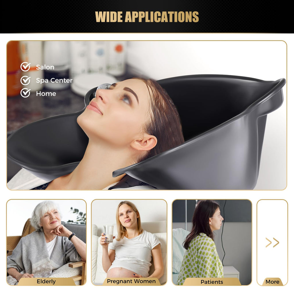 Portable Height Angle Adjustable Shampoo Bowl with Electric Pump G20476