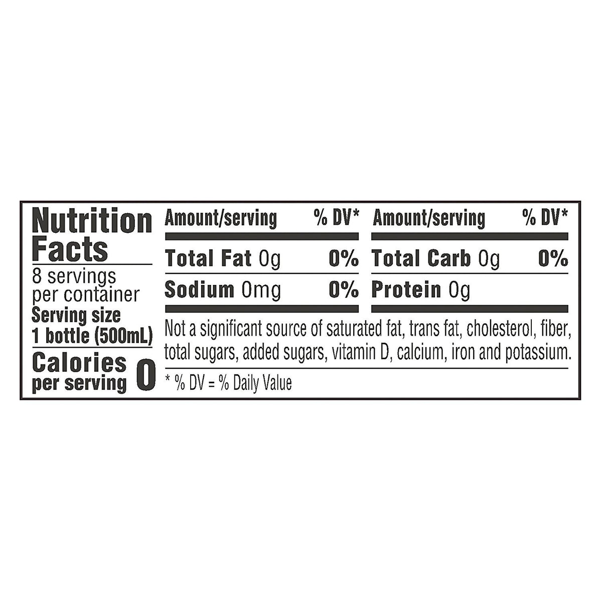 Sparkling Spring Water Raspberry Lime 16.9 Ounce Pack of 8 K426559
