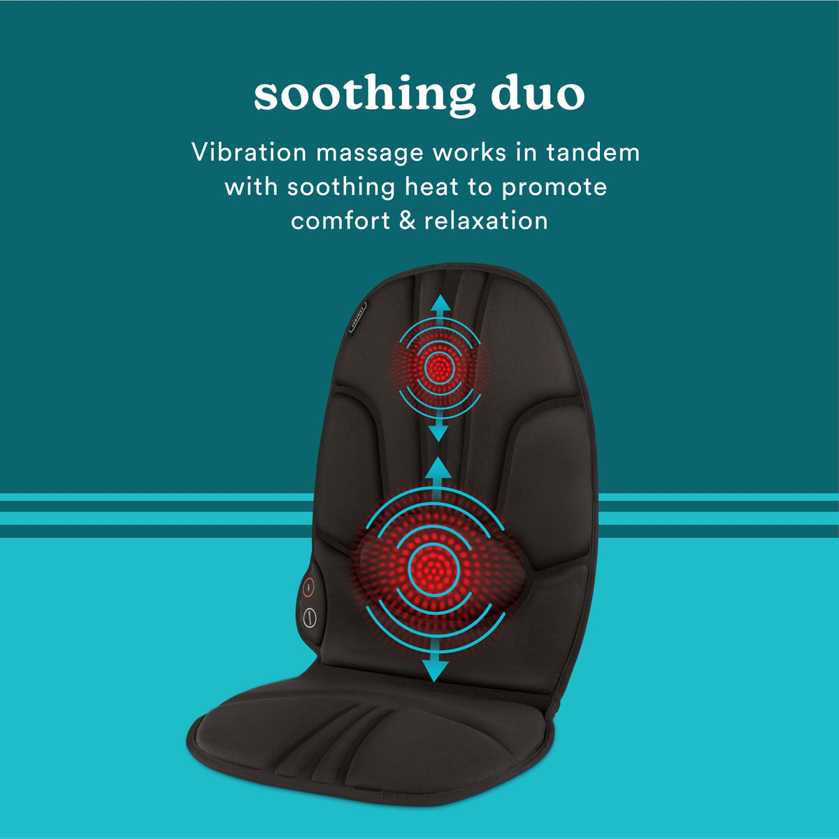 Portable Heating and Vibrating Back Massage Cushion P1935