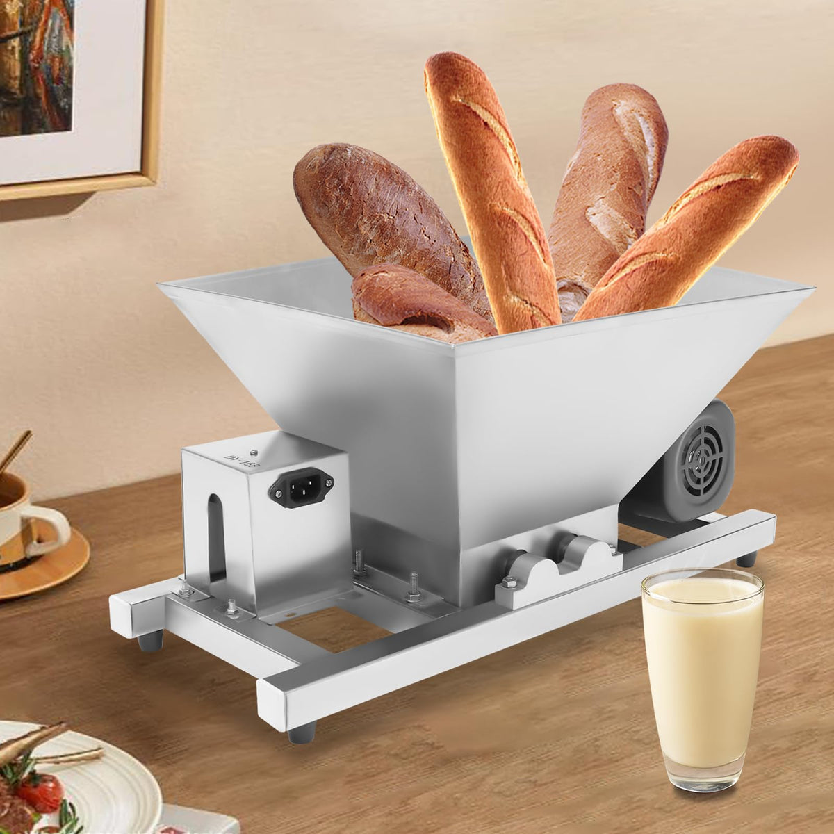 110V 60W 4L Stainless Steel Electric Fruit Crusher N51394