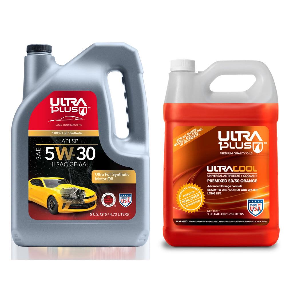 5W-30 Full Synthetic Motor Oil & Antifreeze Coolant J7057