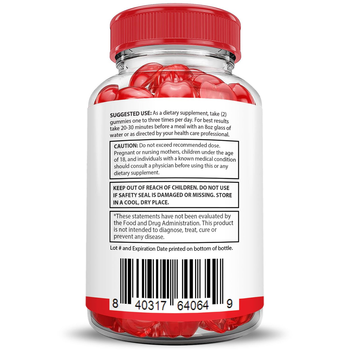 2000MG Beet Juice Pomegranate B12 Vegan Gummies B23382