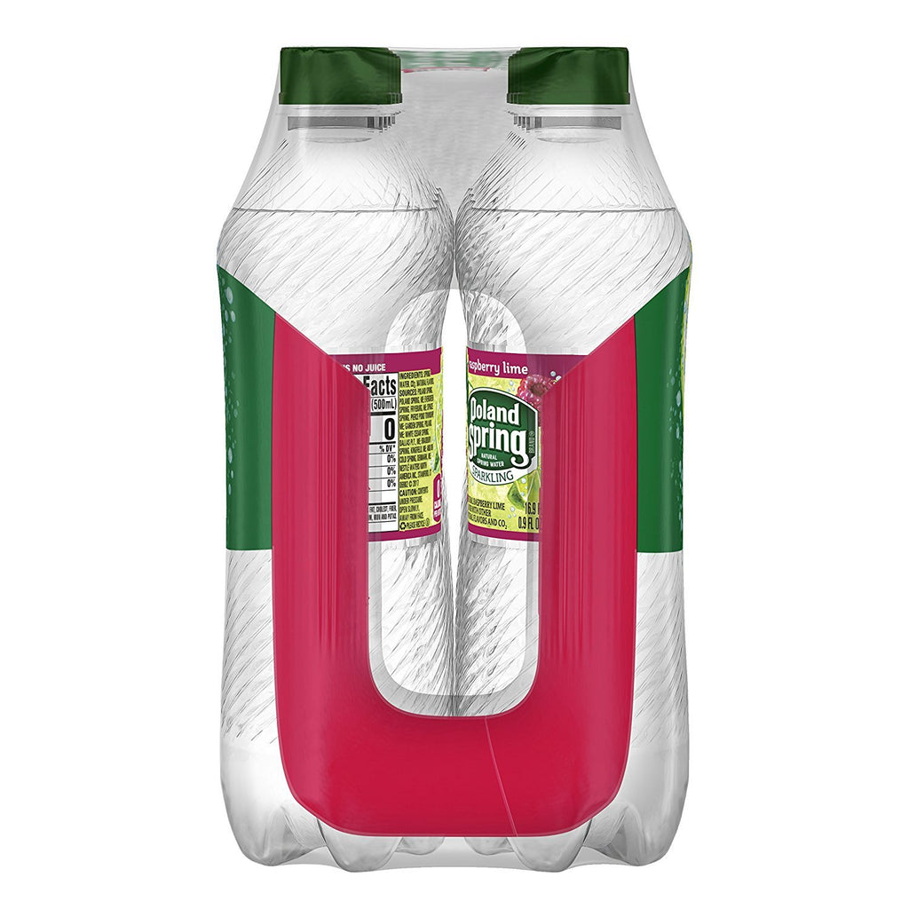 Sparkling Spring Water Raspberry Lime 16.9 Ounce Pack of 8 K426559