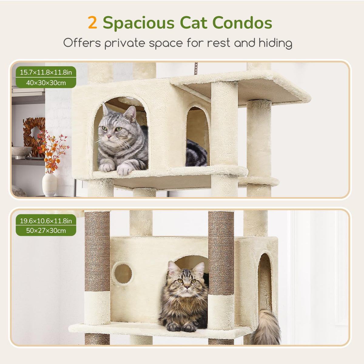 Cat Tree for Large Adult Cats Y7668