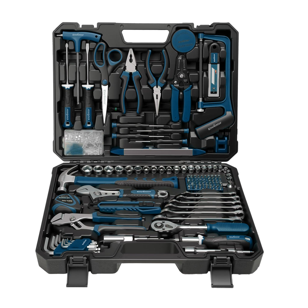 220 Pieces Blue Tool Set with Molded Storage Case D93132