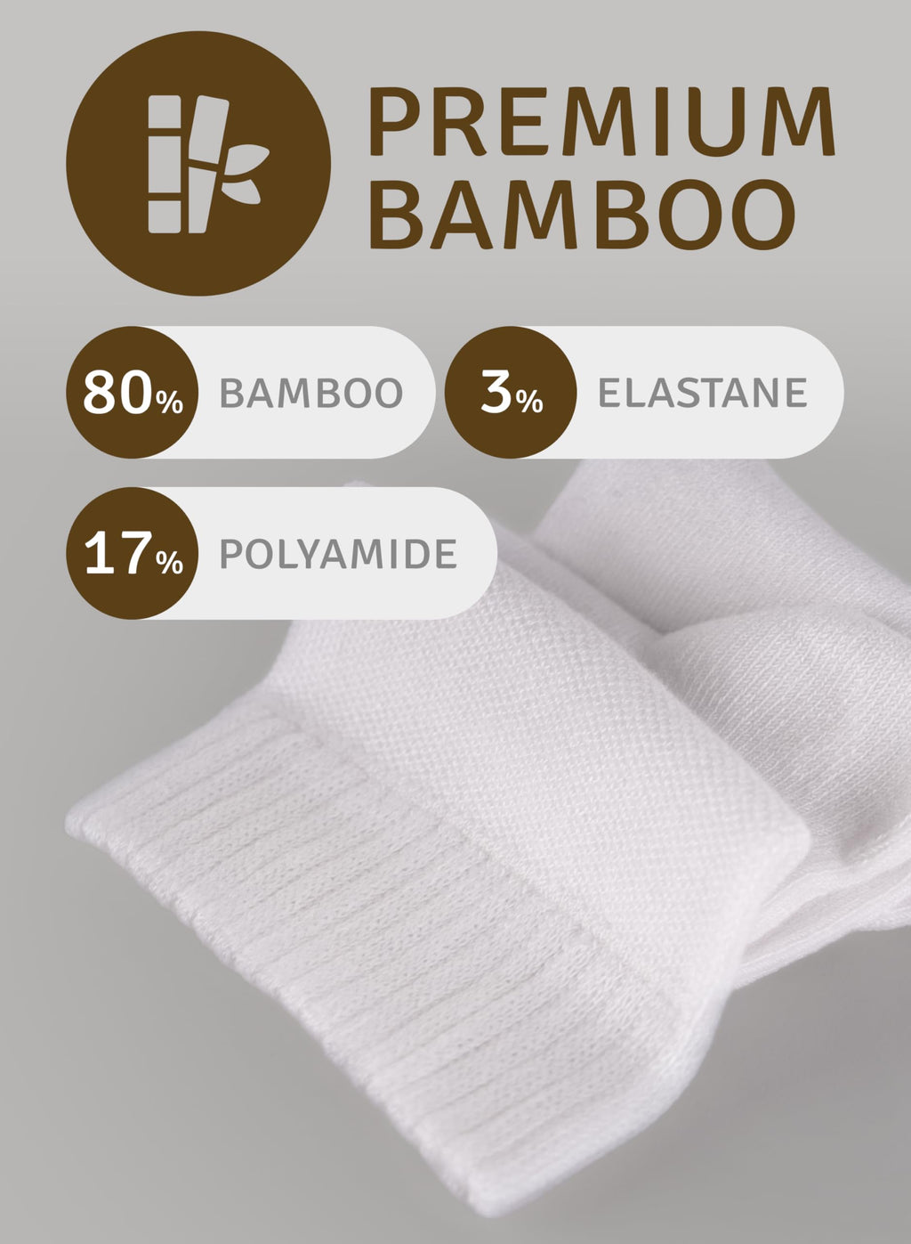 Loose Fit Seamless Rayon Bamboo Ankle Socks 3 Pairs U9545