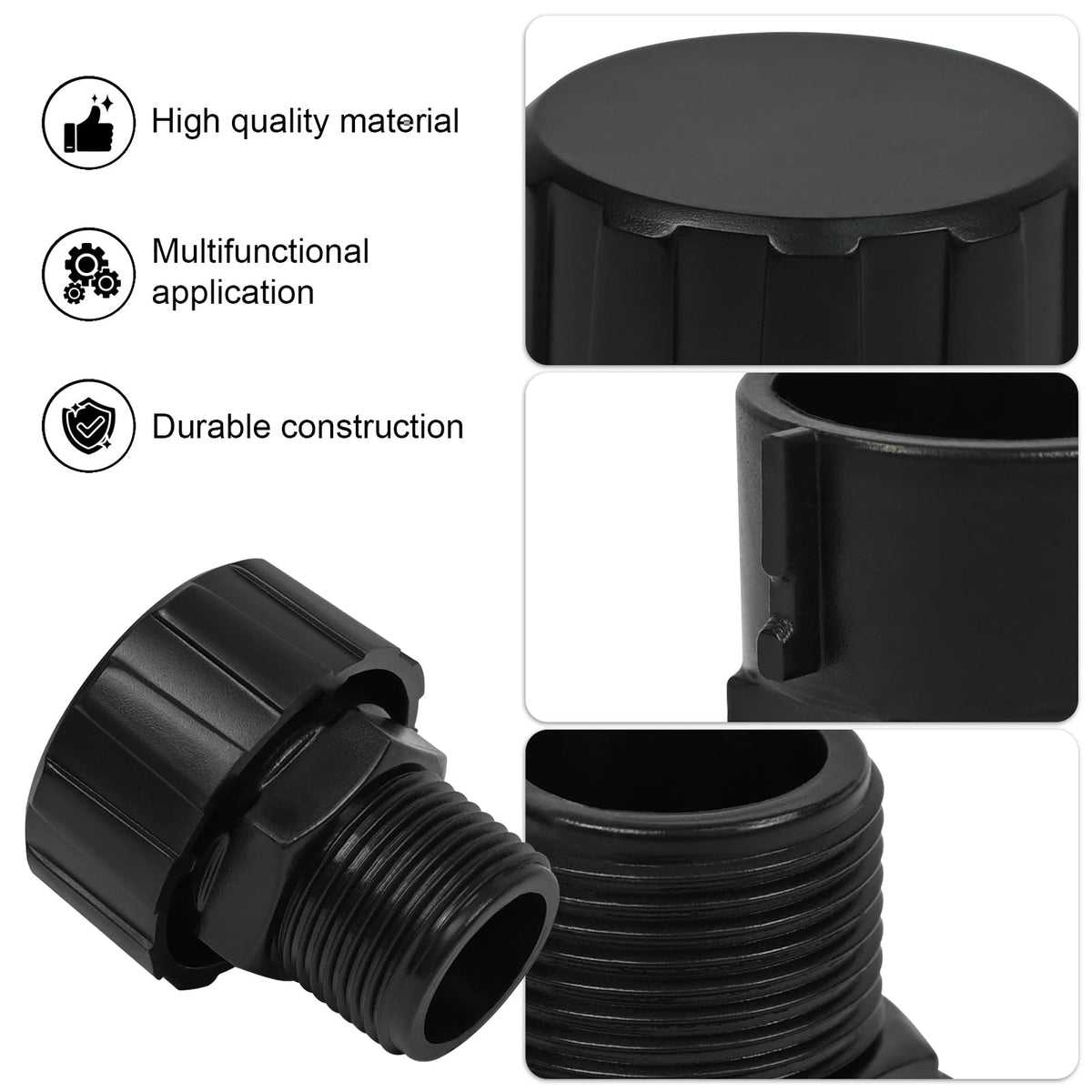 3/4 NPT Hydraulic Power Unit Poly Breather Cap 2 PCS T559