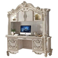 Bone White Desk with Hutch V112370