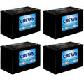 6V AGM Sealed Deep Cycle Battery 215Ah 4 Pack O6214