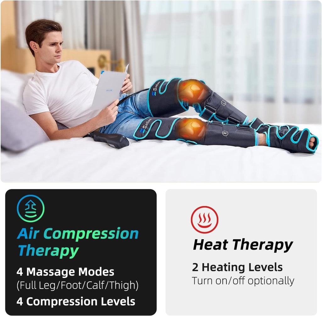 Air Compression Heat Leg Massager V2732