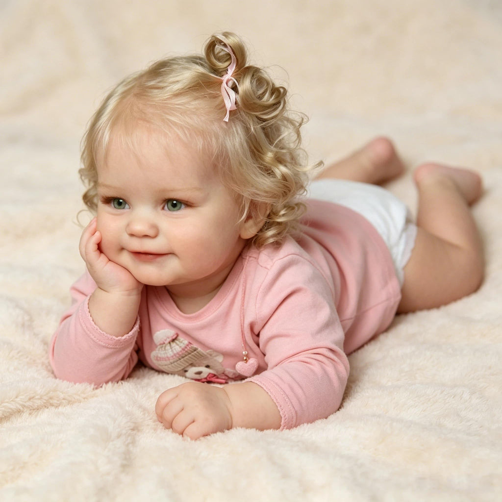 20 Inch Realistic Baby Dolls Girl with Blonde Hair C3458