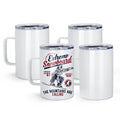 16oz Stainless Steel Sublimation Mug with Lid, 4 Pack Q991900