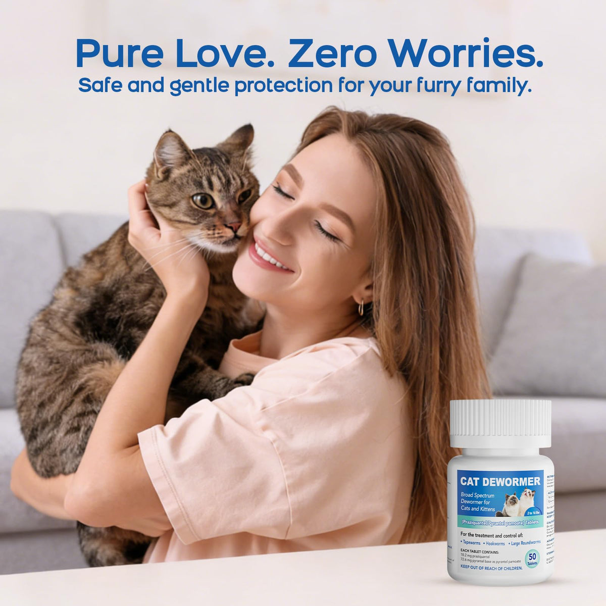 Cat Dewormer All Worms Broad Spectrum K5193