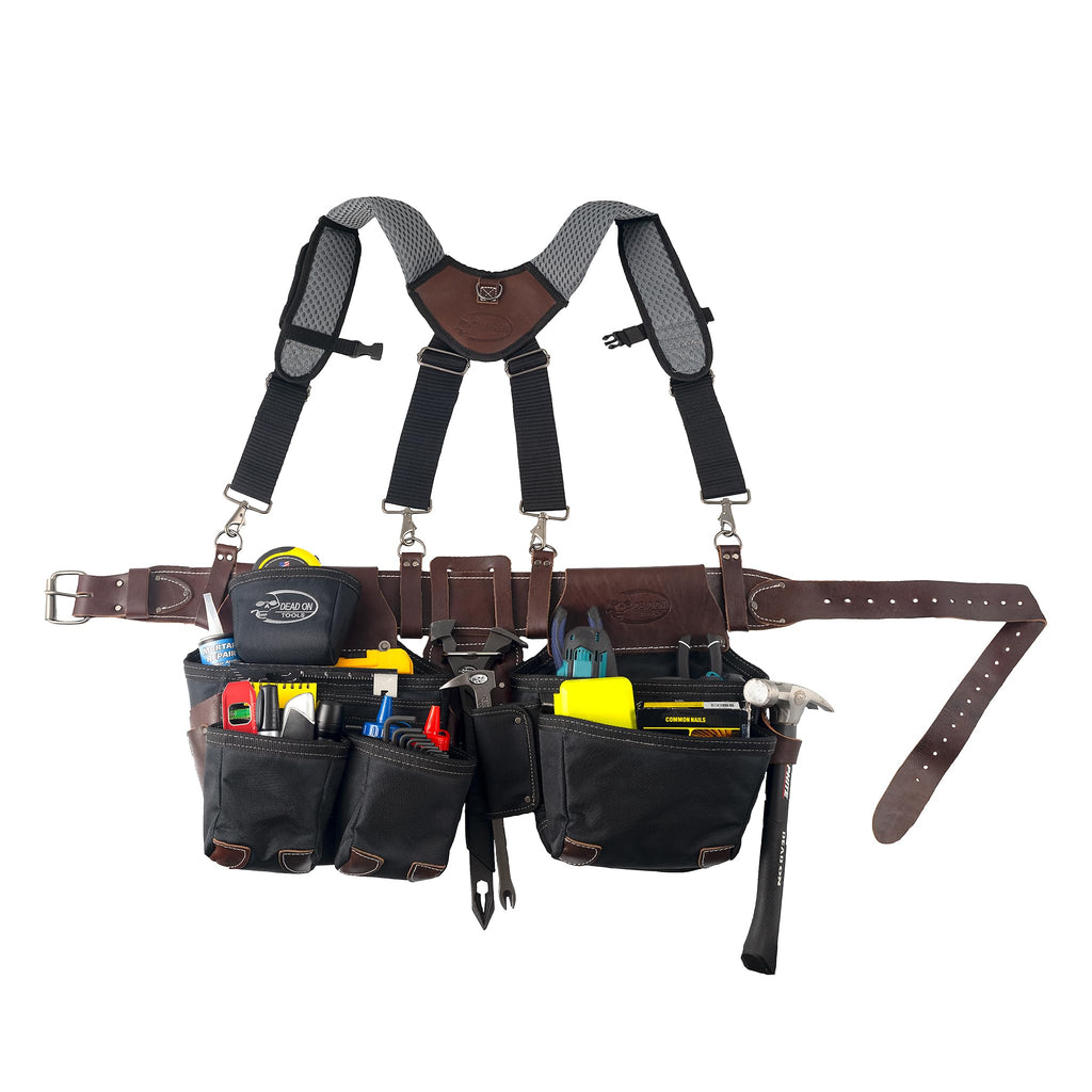 Leather Hybrid Tool Belt with Suspender E2069