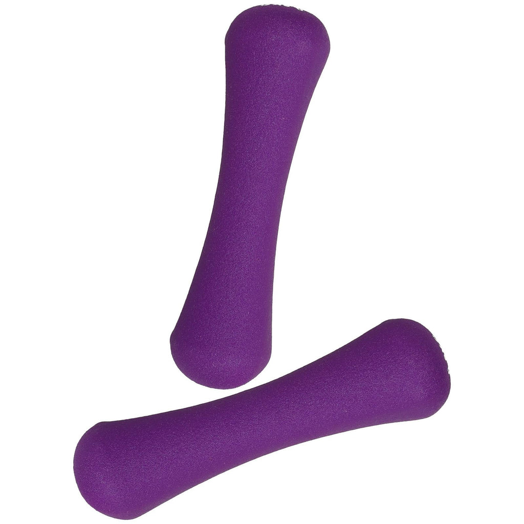 2pcs 0.5kg Purple Neoprene Coated Bone Shaped Dumbbells N683087