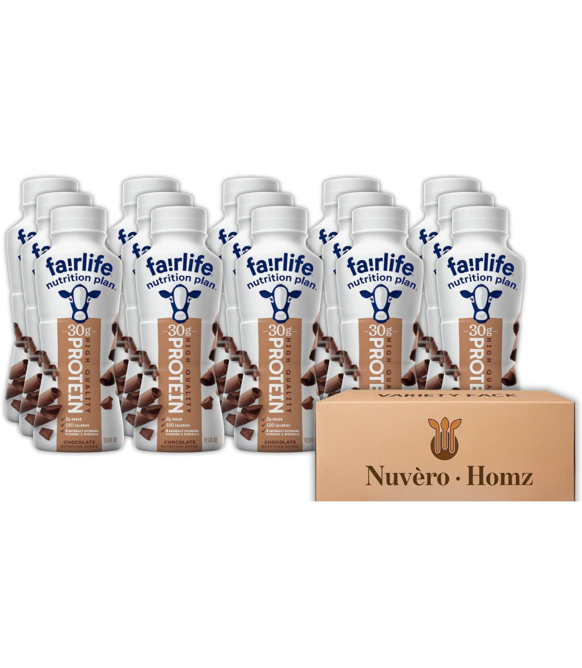 Chocolate Protein Shakes 15 Pack 11.5 fl oz H157