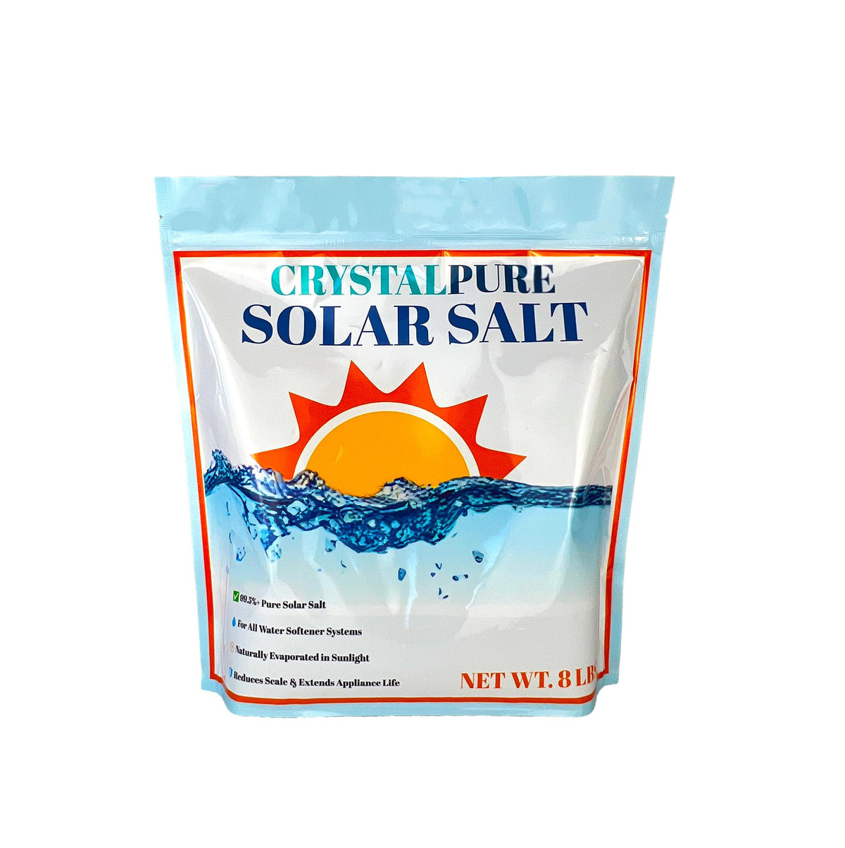 8 lb 99.5% Evaporated Salt Water Softener Crystals J435