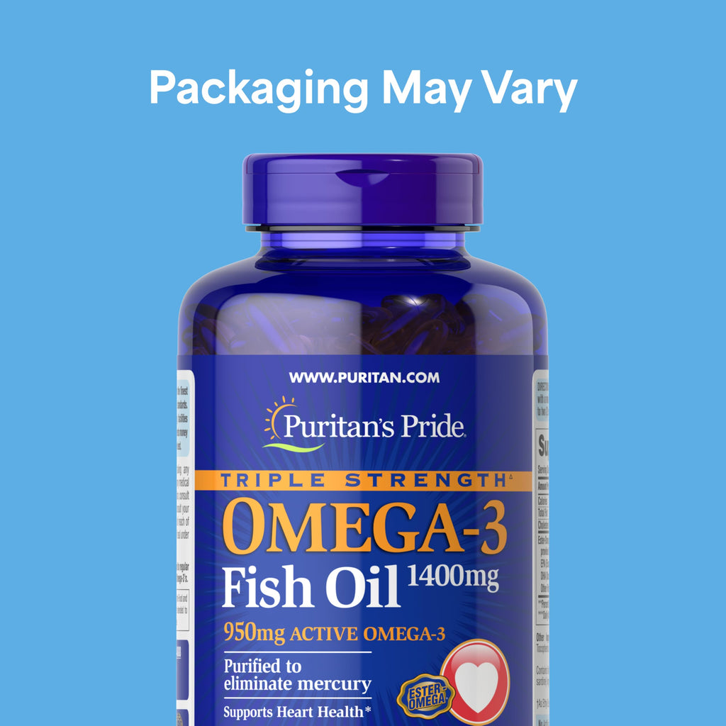 Triple Strength Omega-3 Fish Oil 1400mg 240 Softgels P901836
