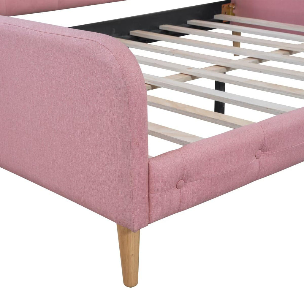 Pink Twin Size Upholstered Daybed H43677