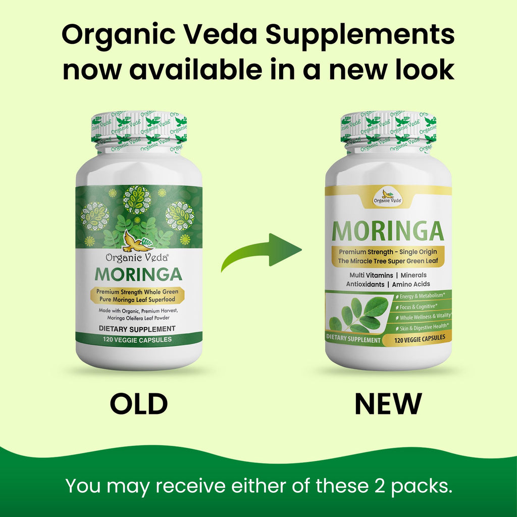 1000mg Organic Moringa Capsule 120 Vegan Capsule C6315