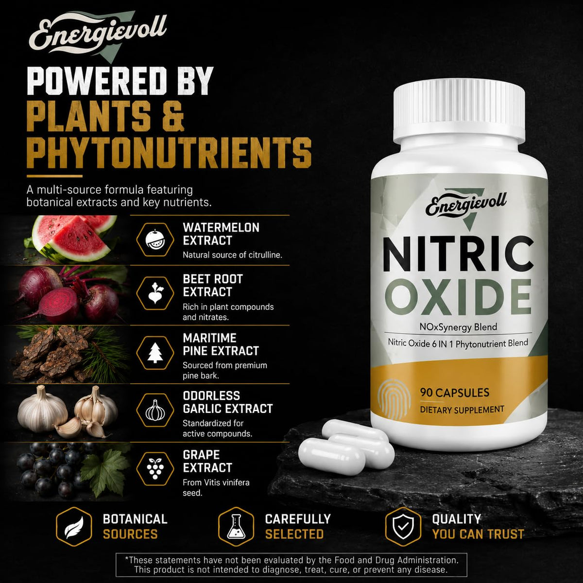 Beet Root Nitric Oxide Supplement 90 Count H8103