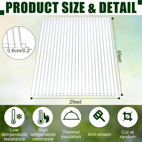 12 Pack Polycarbonate Greenhouse Panels C11455