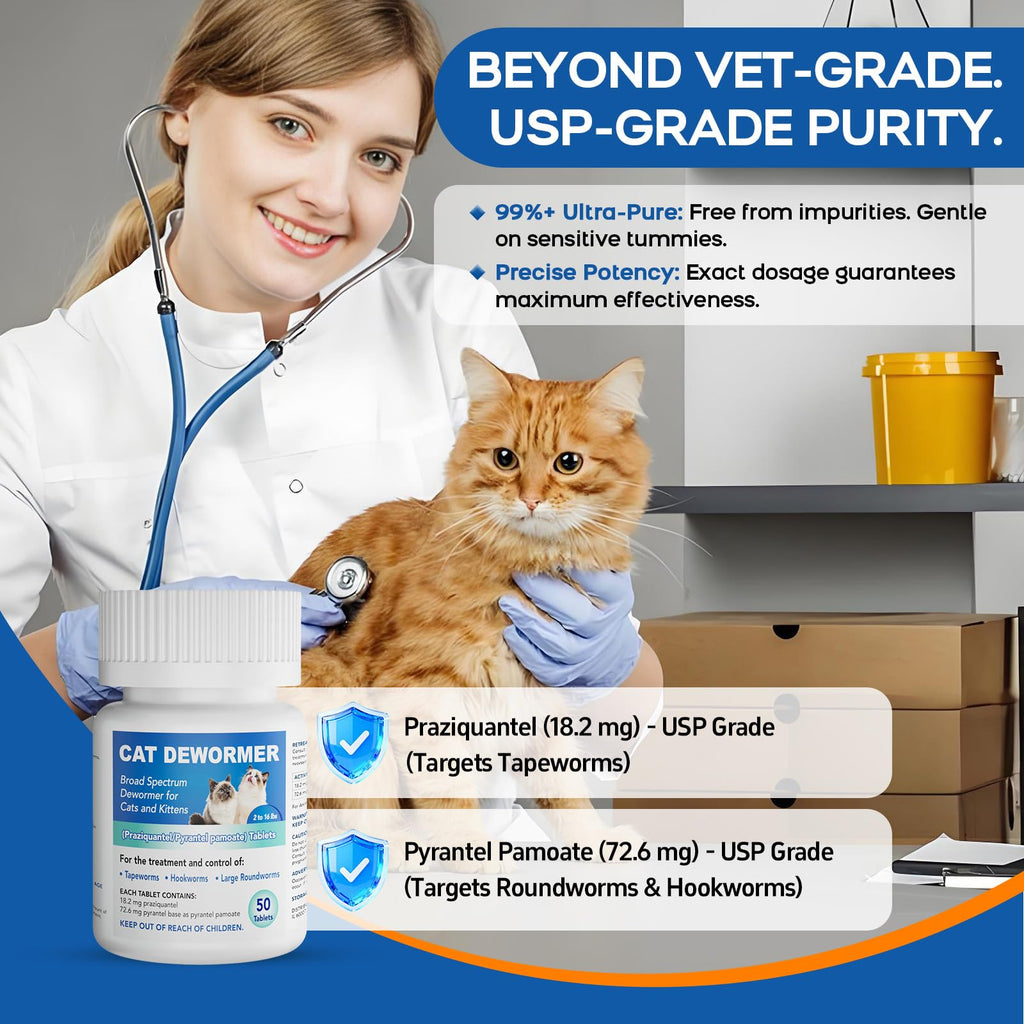 Cat Dewormer All Worms Broad Spectrum K5193
