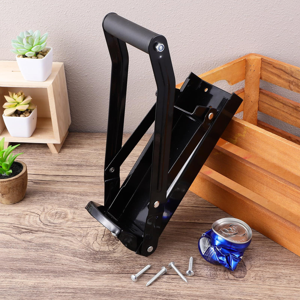 Heavy Duty Stainless Steel Wall Mounted Can Crusher U49826