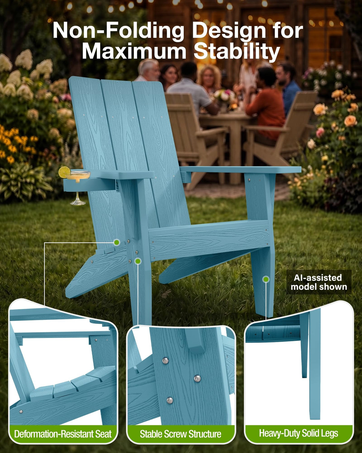 Oversized Adirondack Chair K931