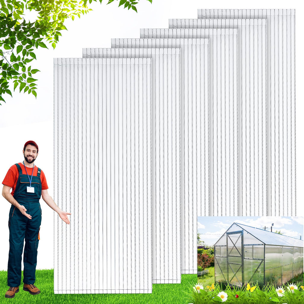 12 Pack Polycarbonate Greenhouse Panels C11455