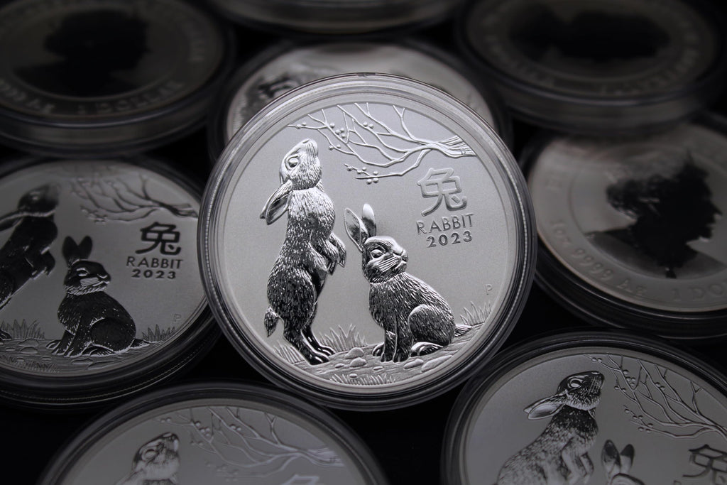 1 oz Silver Year of the Rabbit Coin U762359
