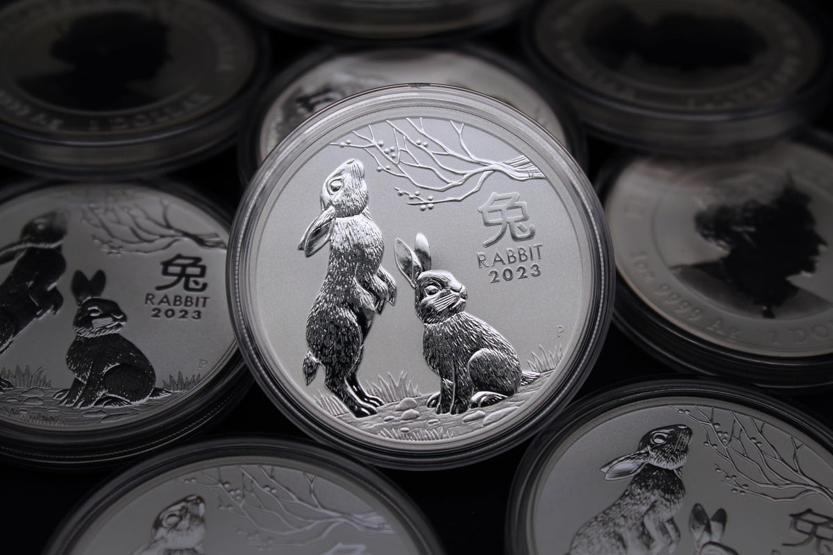 1 oz Silver Year of the Rabbit Coin U762359