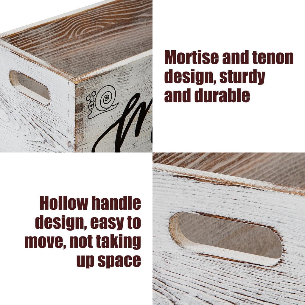White Mail Holder and Key Organizer H823